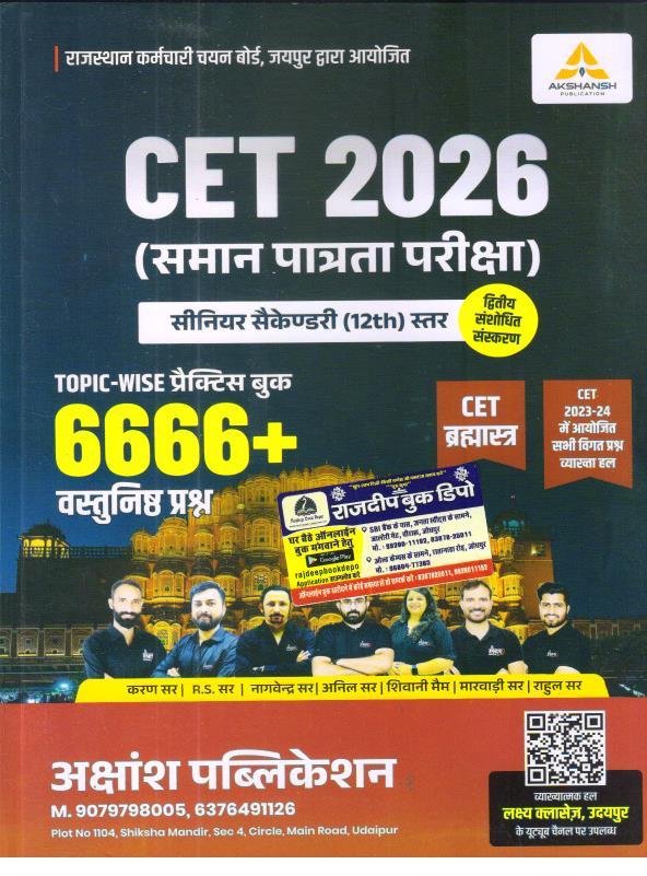 AKSHANSH CET 2026 VASTUNISTH PRASHNA 6666+