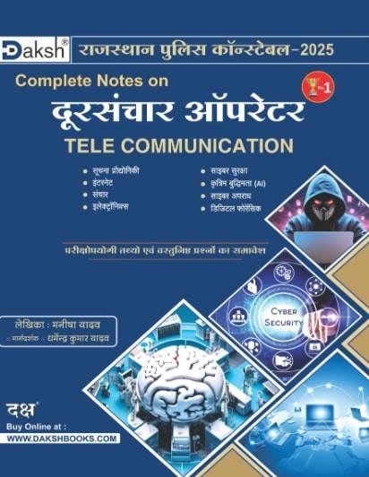 Daksh Doorsanchar Operator(Tele Communication) Rajasthan Police Constable-2025 By Manisha Yadav