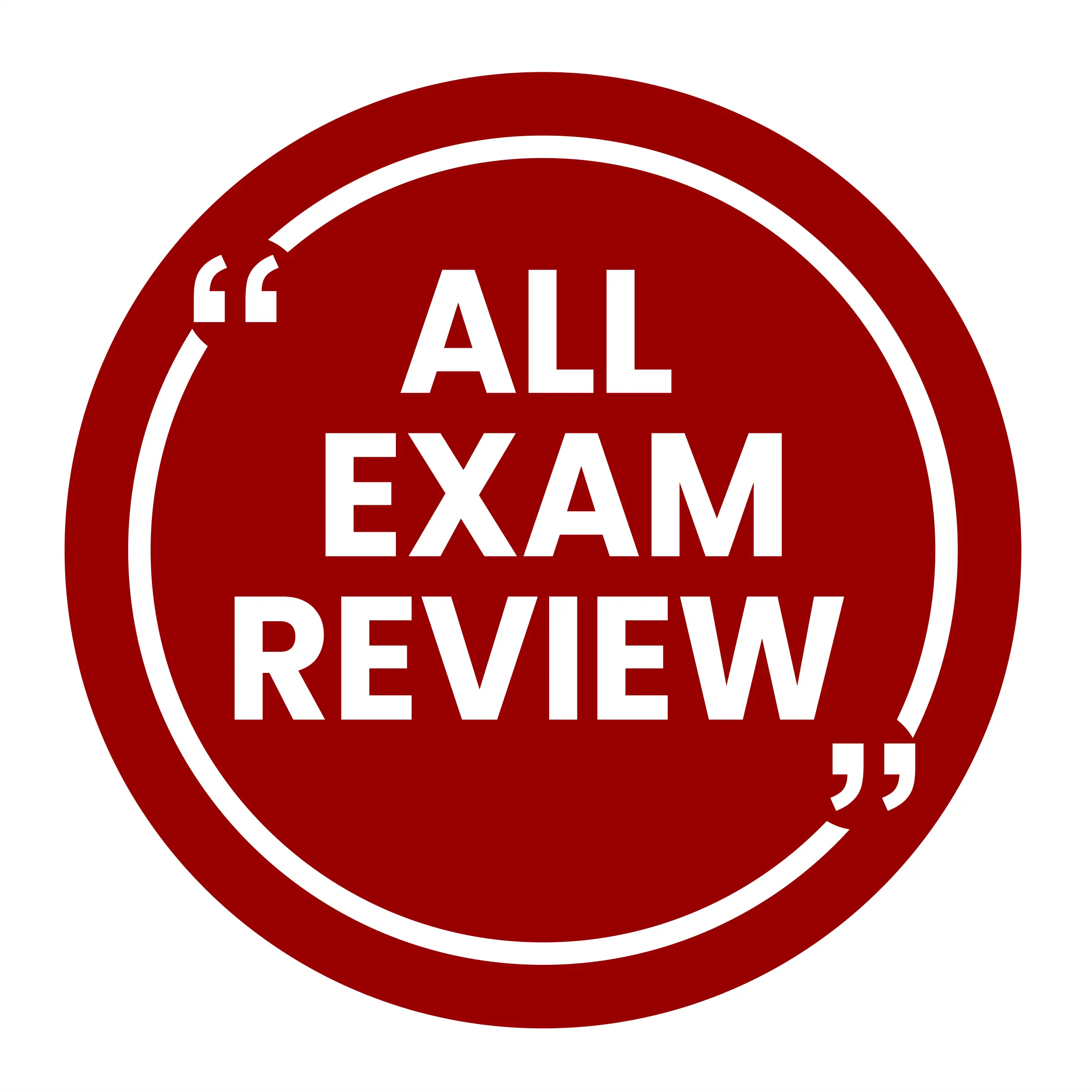ALL EXAM REVIEW