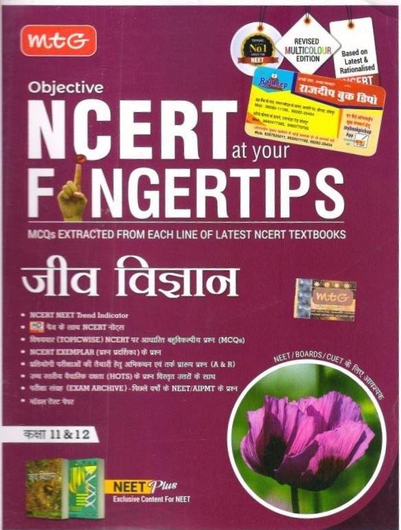 NEET NCERT OBJECTIVE JEEV VIGYAN 2024