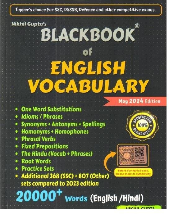 BLACKBOOK OF ENGLISH VOCABULARY