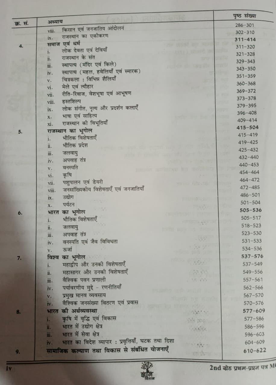 Gyan Vitan 2nd Grade Paper-1 MCQs + PYQs BOOK 5000+ Question By Rahul Choudhary